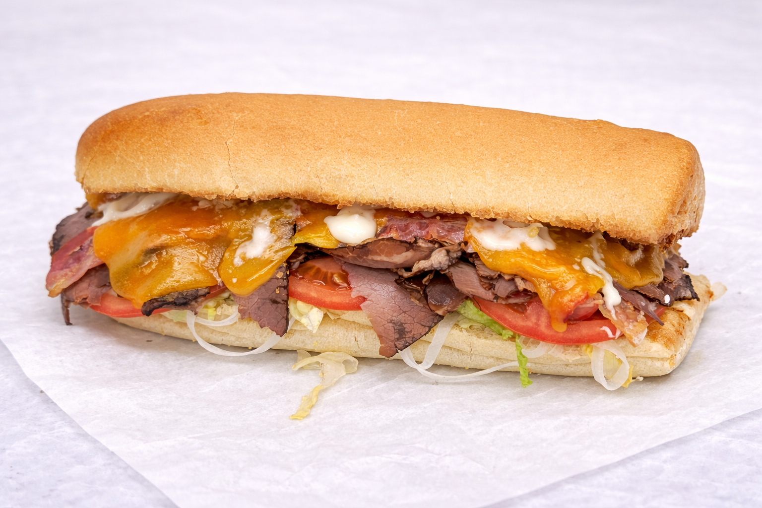 Beef Bacon and Cheddar